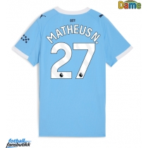 Manchester City Matheus Nunes #27 Hjemmedrakt Dame 2025-26 Kortermet